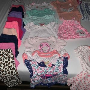 27 pcs baby girl clothes